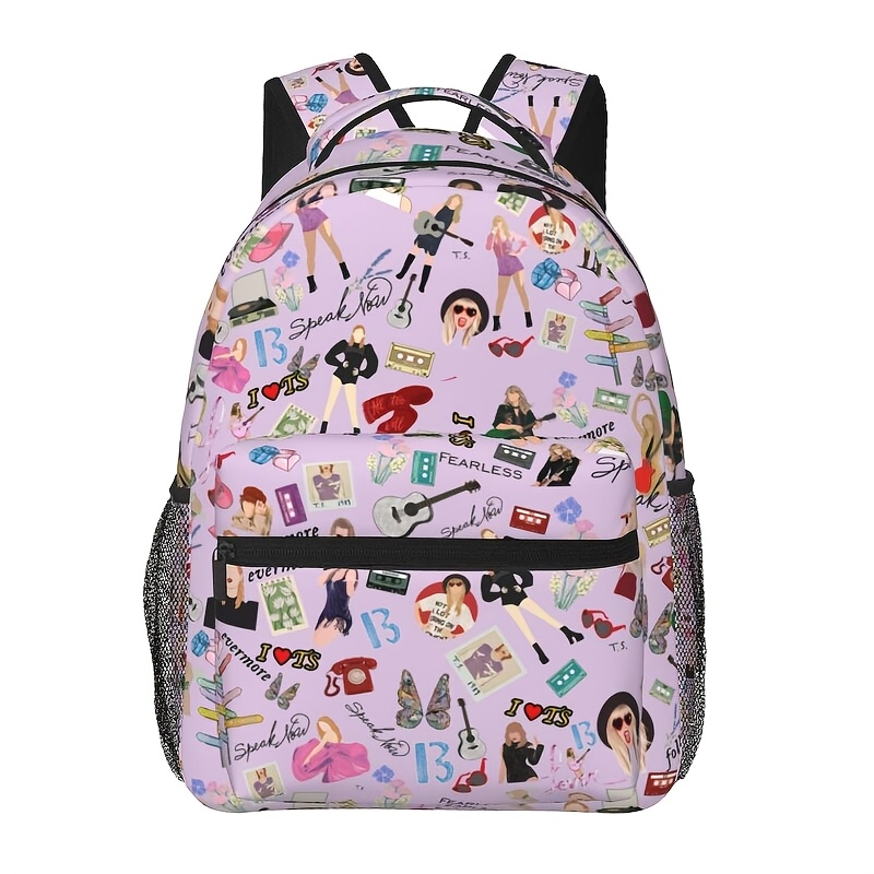 

Polyester Daypack - 's Schoolbag, Laptop , Zip , , Pattern,