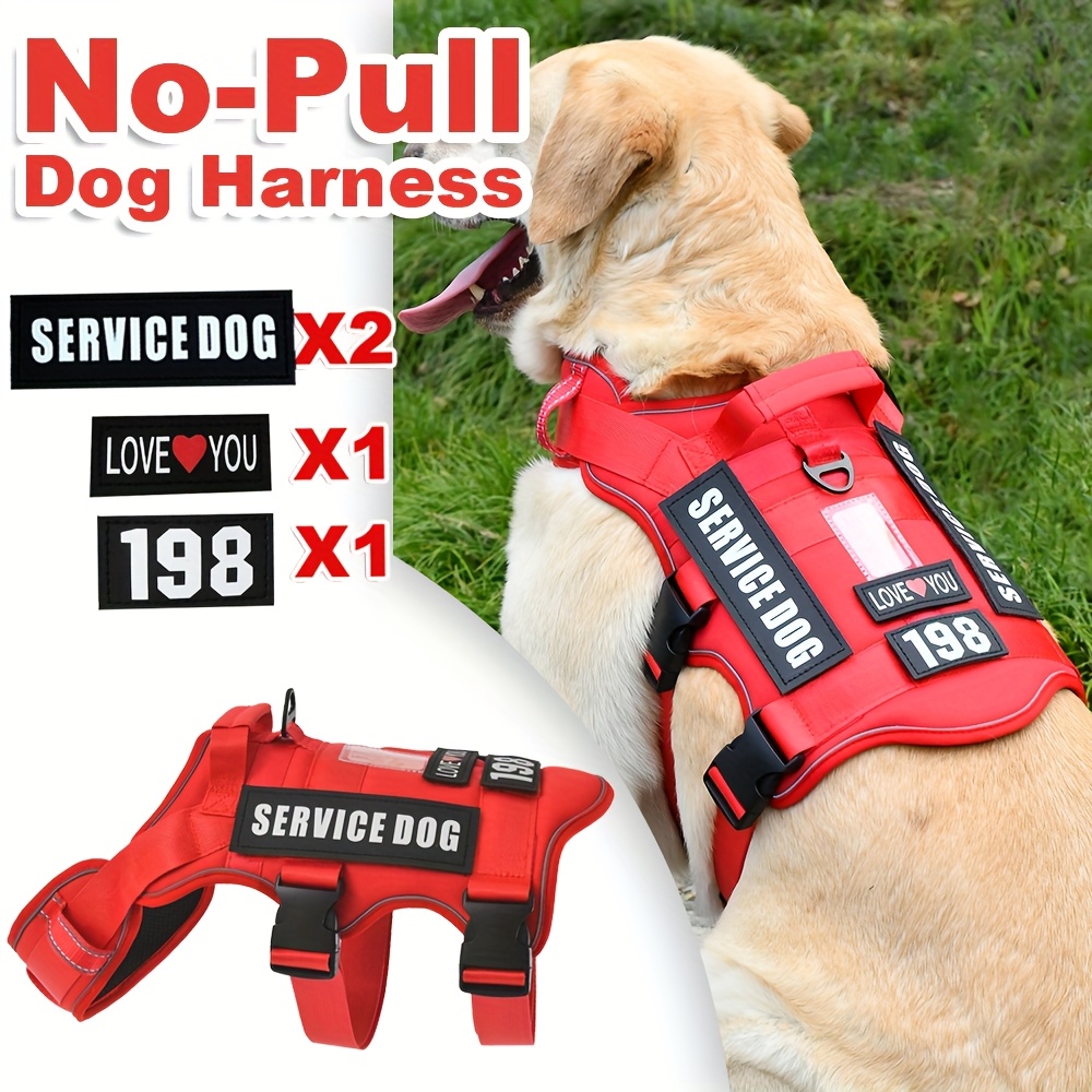 Dog Patch No Pull Service Dog Harness Leash Authentic Service