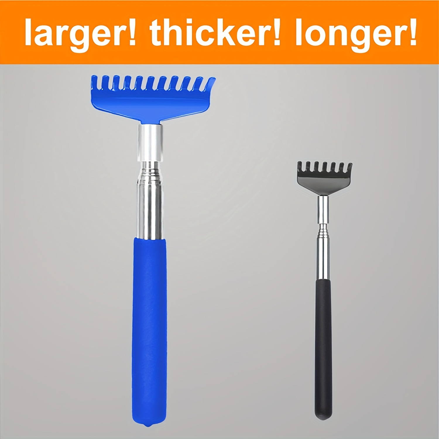 extra long stainless   scratcher portable telescoping massage tool for men women ideal stocking stuffer with gift bag Product details 0