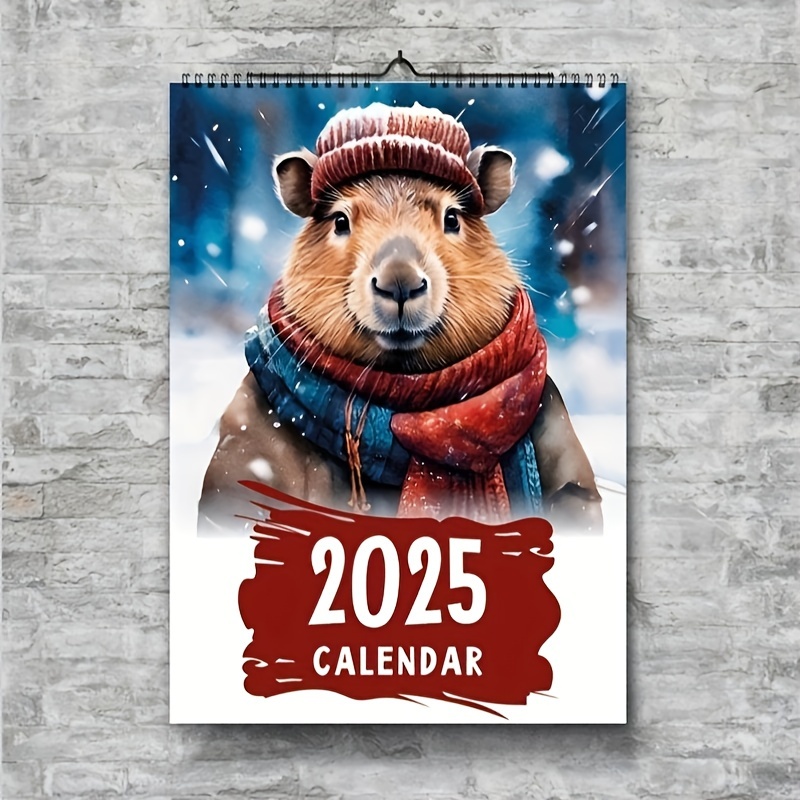 

2025 Capybara Adventure Calendar - , English Text, Use