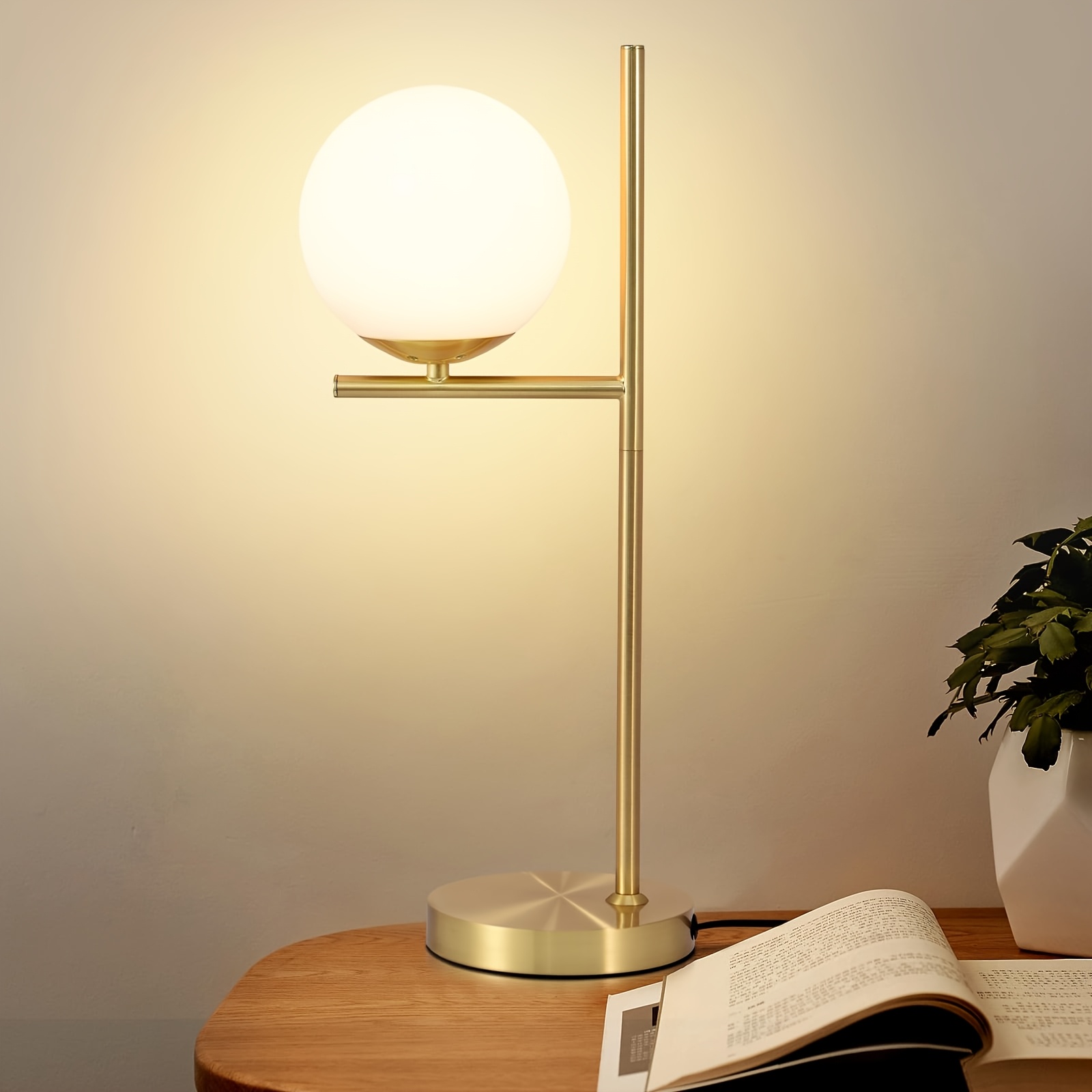 Image of 1/2er Table Lamp Living Room Modern Night Lamp - Table Lamp Golden E27 Version Industrial Night Lamp Night Lamp With Switch For Bedroom Office (no )