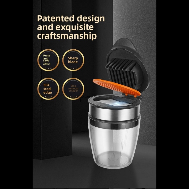 4 in 1 portable folding kitchen slicing tool strawberry pitter slicer with egg splitter 3 second safe cuts plastic silicone anti slip pad for camping picnics home use picnic accessories foldable design durable kitchen gadget Product details 2