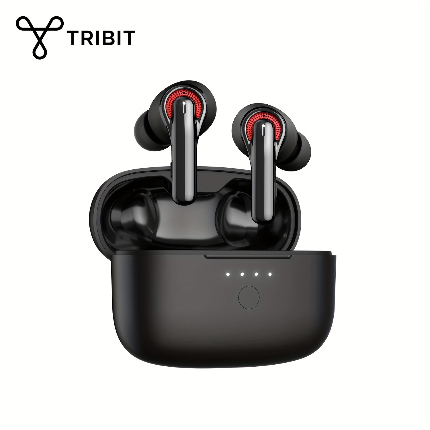 

Tribit Earbuds Qcc3040 4 Mics Cvc 8.0 Call 50h Clear Calls Volume Control Upgraded Version C1 Black Earbuds Earphones