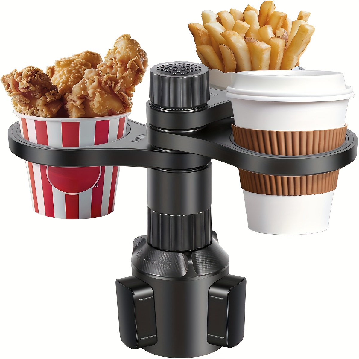 TEMU Cup Holder For Car, All Purpose 3 In 1 Adjustable Drink Holders Adapter For Automotive