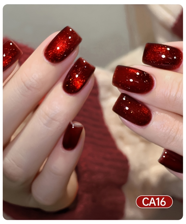 15ml 猫咪磁吸凝胶美甲 | 可卸led凝胶指甲油，色彩浓郁饱满，咖啡系列红棕系列，适合居家或美甲店的美甲 商品详情 4