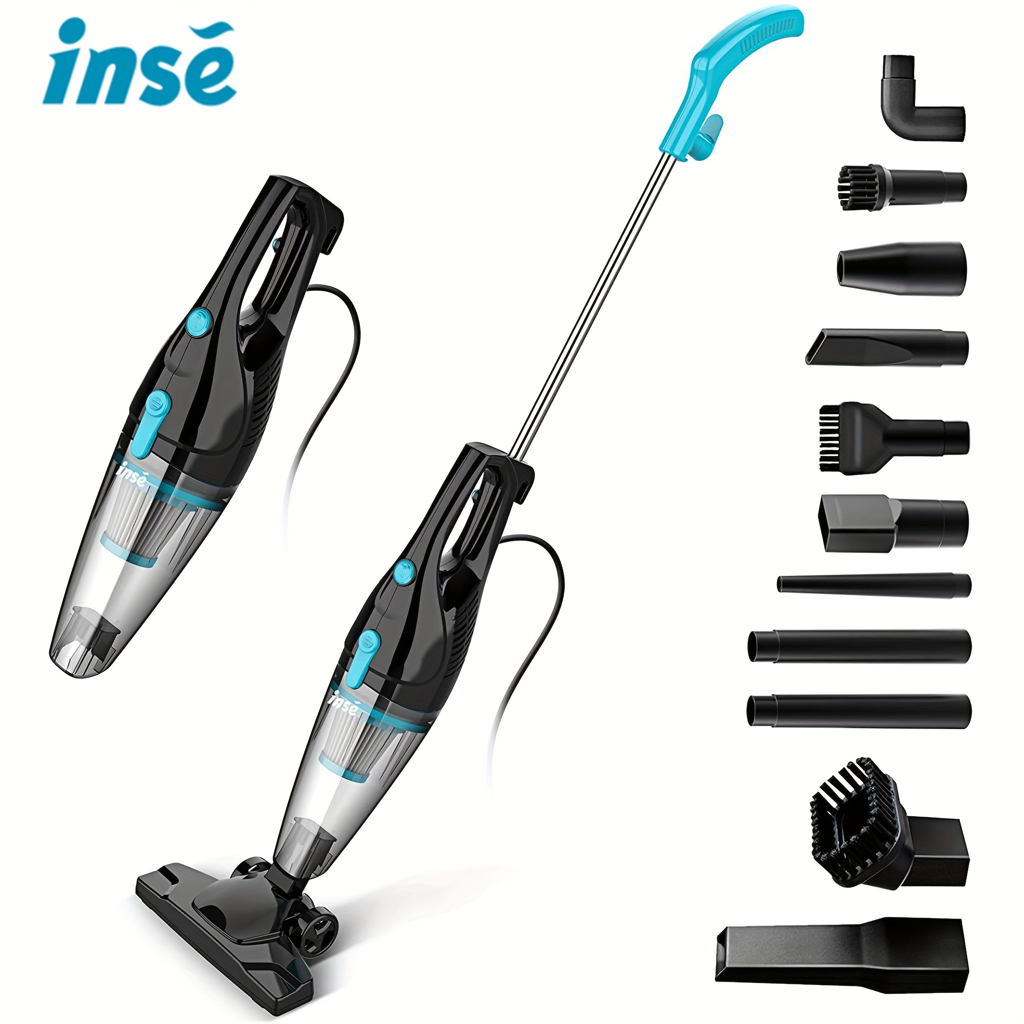 

R3s Corded Vacuum Cleaner, 400w High-performance Motor, 16kpa Strong Suction Power, 9 Different Combinations, Can Flexibly Clean Pet Hair, Dirt, And Dust