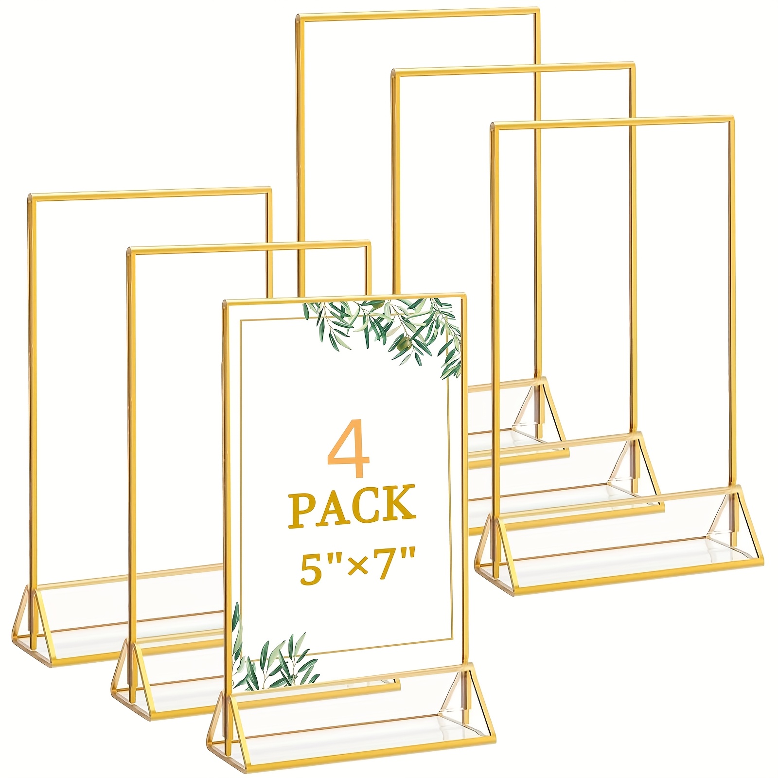 Takelablaze 16 Pack Acrylic Card Stands | Mini Display Easels For Trading Cards, Photos, Holders