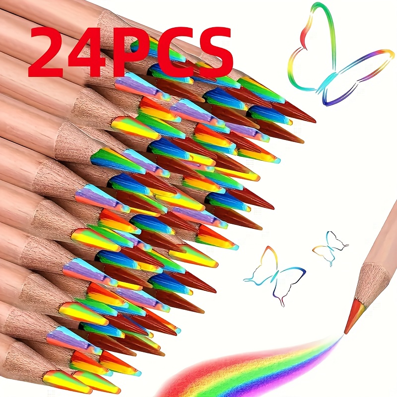 [uso   professionale]     da 24/100 pezzi,   colorate, colori sfumati, pittura, schizzi, matita   per opere    ,  , regalo per le feste