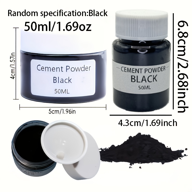 Image of 50ml/1.69oz Diy Concrete Color Pigment Powder, Water-based Coloring Agent For Gypsum, Epoxy Resin Crafts And Jewelry Production, Random Specifications, From