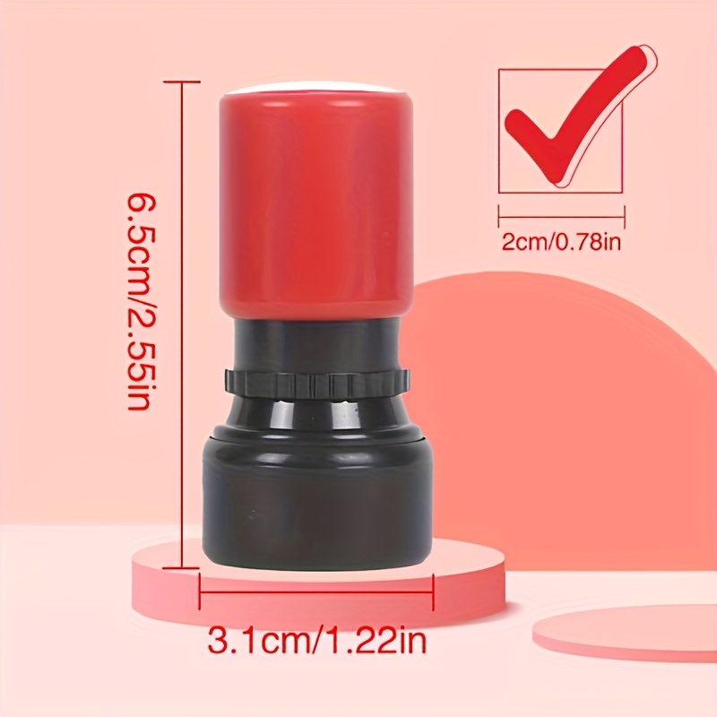 1pc Tick Stamp, School Teacher Teaching Supplies