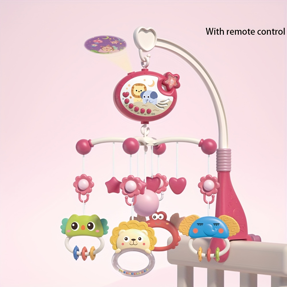 Baby Comforter Toy + Round Rattle - light pink, Toys