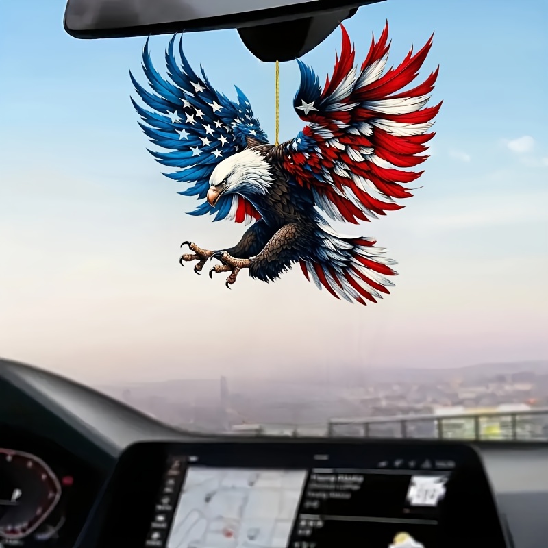 

1pc, 2d Eagle Car Hanging Decoration, Car Decoration Pendant, Pendant, Decoration, Phone Pendant, Decoration Pendant, Pendant, Decoration Pendant, Car Keychain Pendant