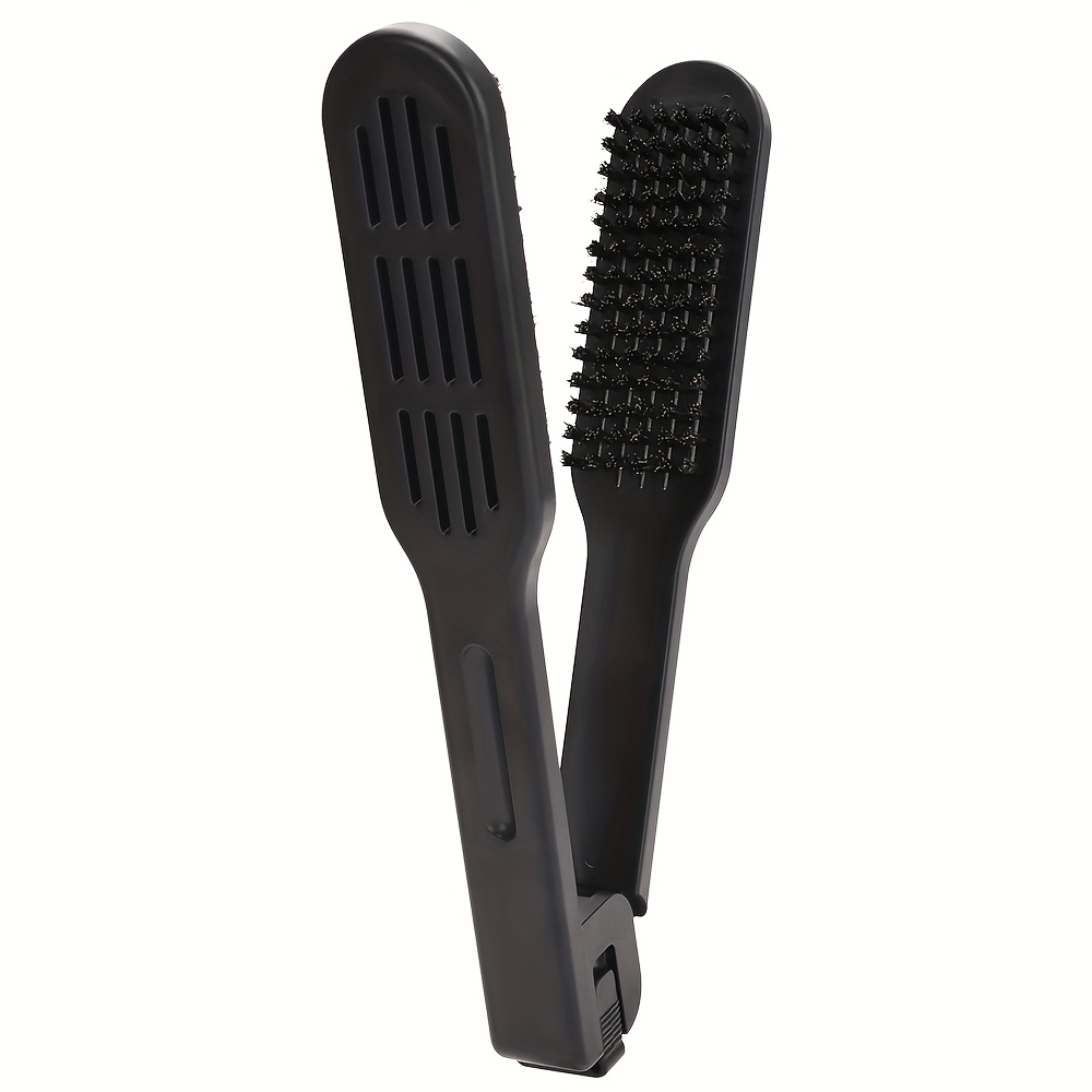 E-shop Neuer Kunststoffkamm Friseurkamm Antistatischer Transparenter V-förmiger Styling-Glätteclip