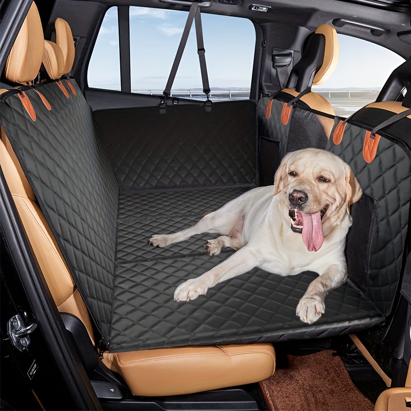 

Car Seat Extender - Foldable, Waterproof Hammock With Hard Base For Suvs & Trucks, Non-slip Travel Bed Mat Backseat Extender For Dogs Dog Hammock Backseat