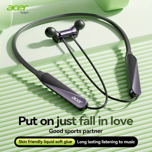 item picture ohr561 neckband wireless earbuds in ear for sports running cycling fitness built in hd microphone call noise reduction hifi high definition ultra long standby comfortable wear compatible with smartphones tablets and