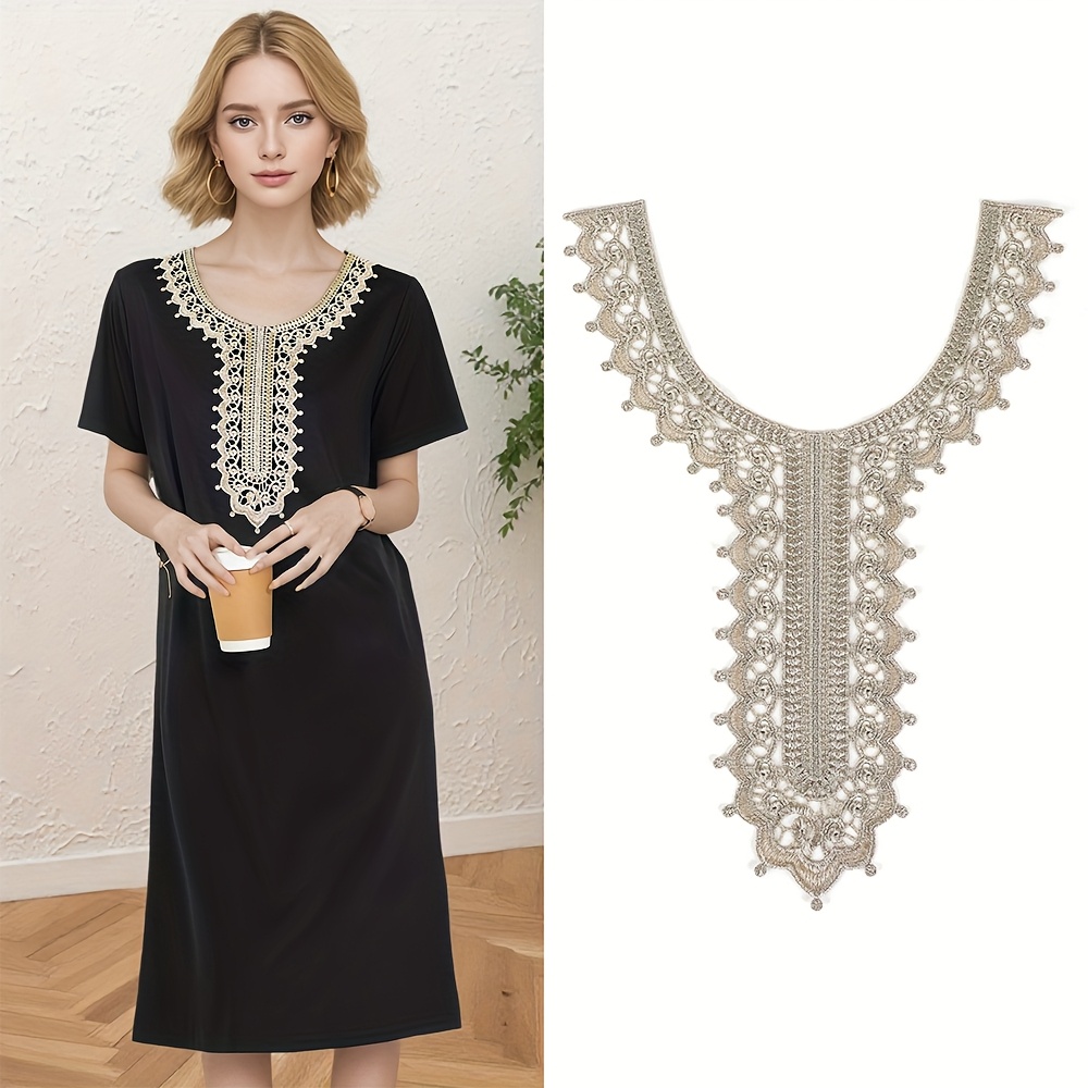 exquisite soluble lace collar Temu Pakistan