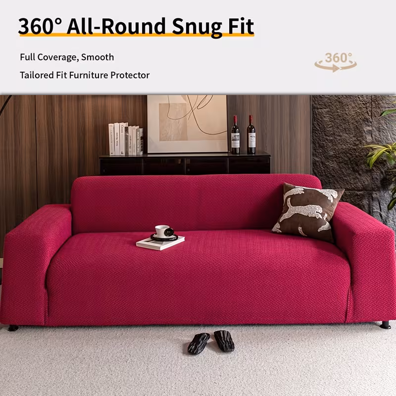 1pc elastic sofa cover minimalist style use machine washable pet friendly elastic home decor suitable for offices bedrooms living rooms and other occasions Product details 5