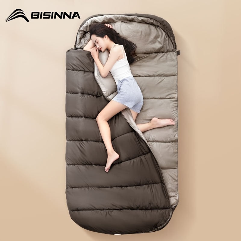 BISINNA Portable Camping Sleeping Bag for Adults, Lightweight 4-Season