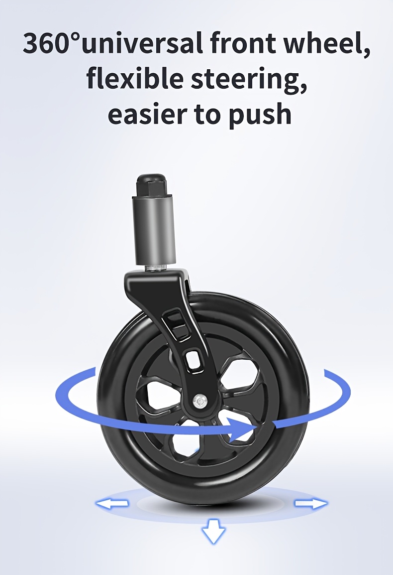 a versatile and lightweight walking aid constructed from aluminum alloy weighing 13 2 kg it features a double cross support frame   with an anti   device and a breathable soft cushion no installation is necessary Product details 8