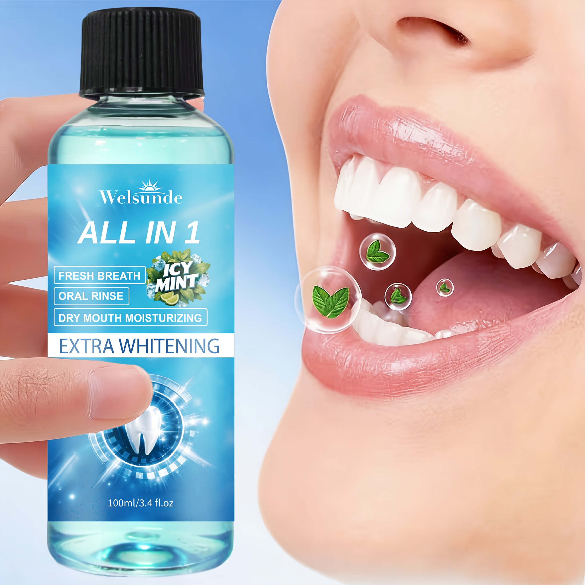 Dry Mouth Moisturizing Cool Mint Mouthwash