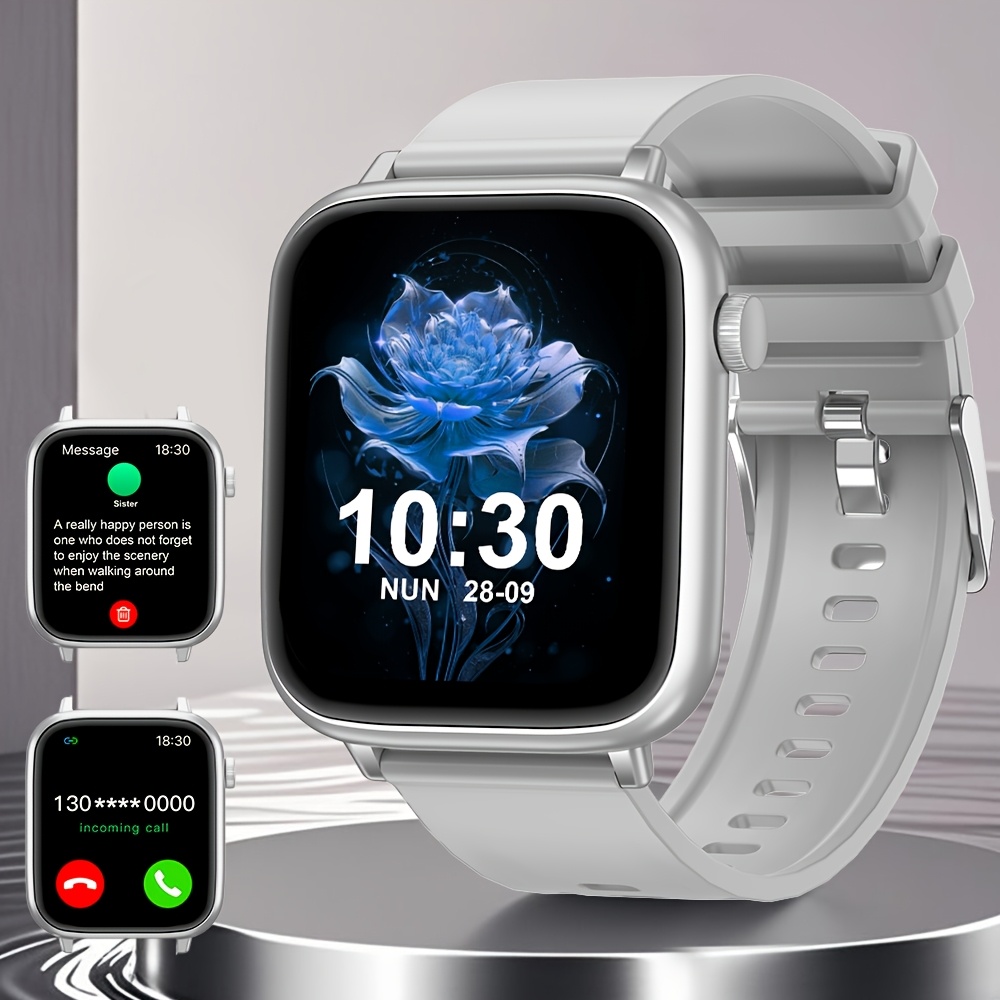 Gwenland 2025 Smart Watch-1.81" Display, Answer/dial/, Wireless Call, Monitor, Multi-sport , Message Push, Remote Photo, Music Control, Ideal Gift For Boyfriend Or Girlfriend.