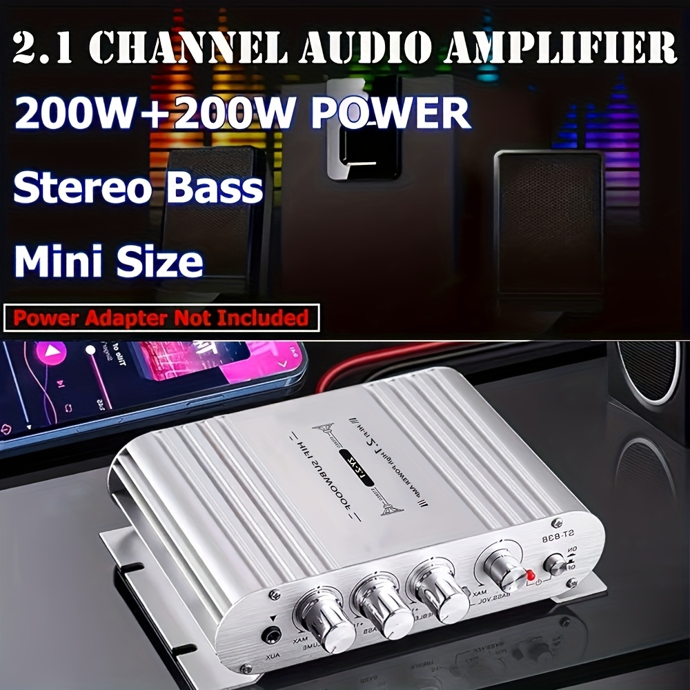 mini audio amplifier channel home stereo hi Temu United Arab