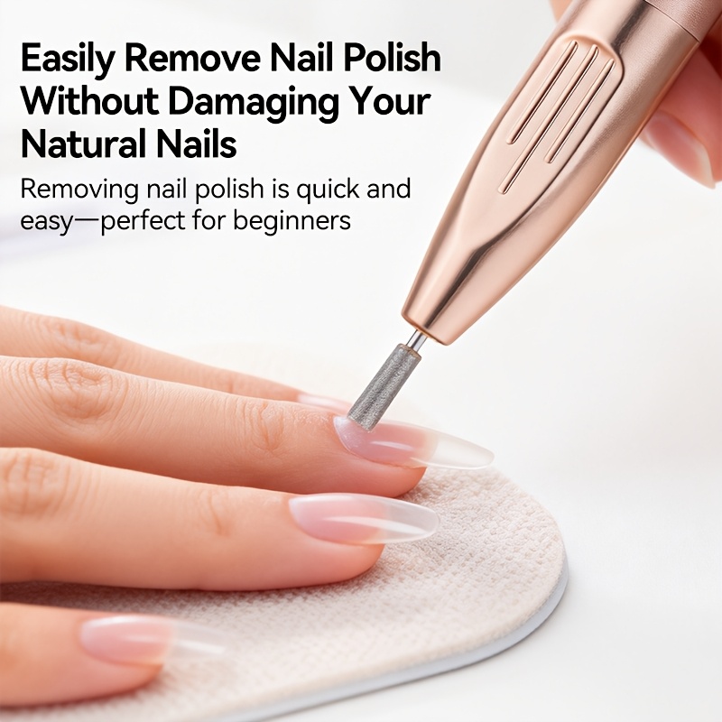 Electric Nail Art Drill with LCD Screen & 32-Level Speed Control