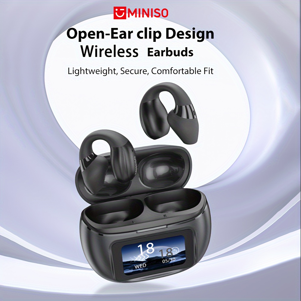 

Miniso X29 Ear- Wireless Earbuds Headphones, Display Touch Ear Buds, Long Connection Charging -weight Headphones -in