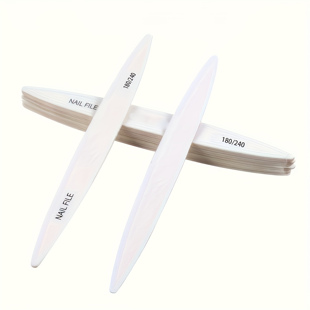 24pcs Oval Nail Files, Professional Nail Art Tools