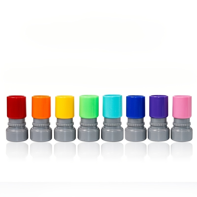 5pcs Colored Teacher Fun Office Stamp Set
