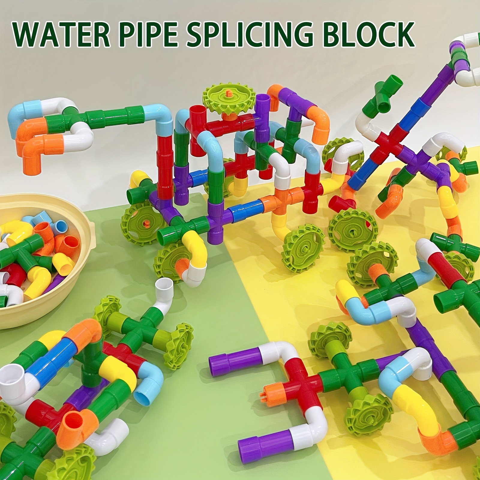 

Pipe Building Blocks - The Perfect Educational Toy Gift, Pipe Building Blocks Diy Pipe Assembly Toy, Building Blocks Gift Toy, /thanksgiving/christmas Gift