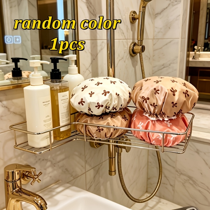 TEMU Double-layer High Quality Shower For Women, Prevents Hair From Getting Wet During Bathing, Random Color, 1pc. Kitchen Grease Splash Guard,