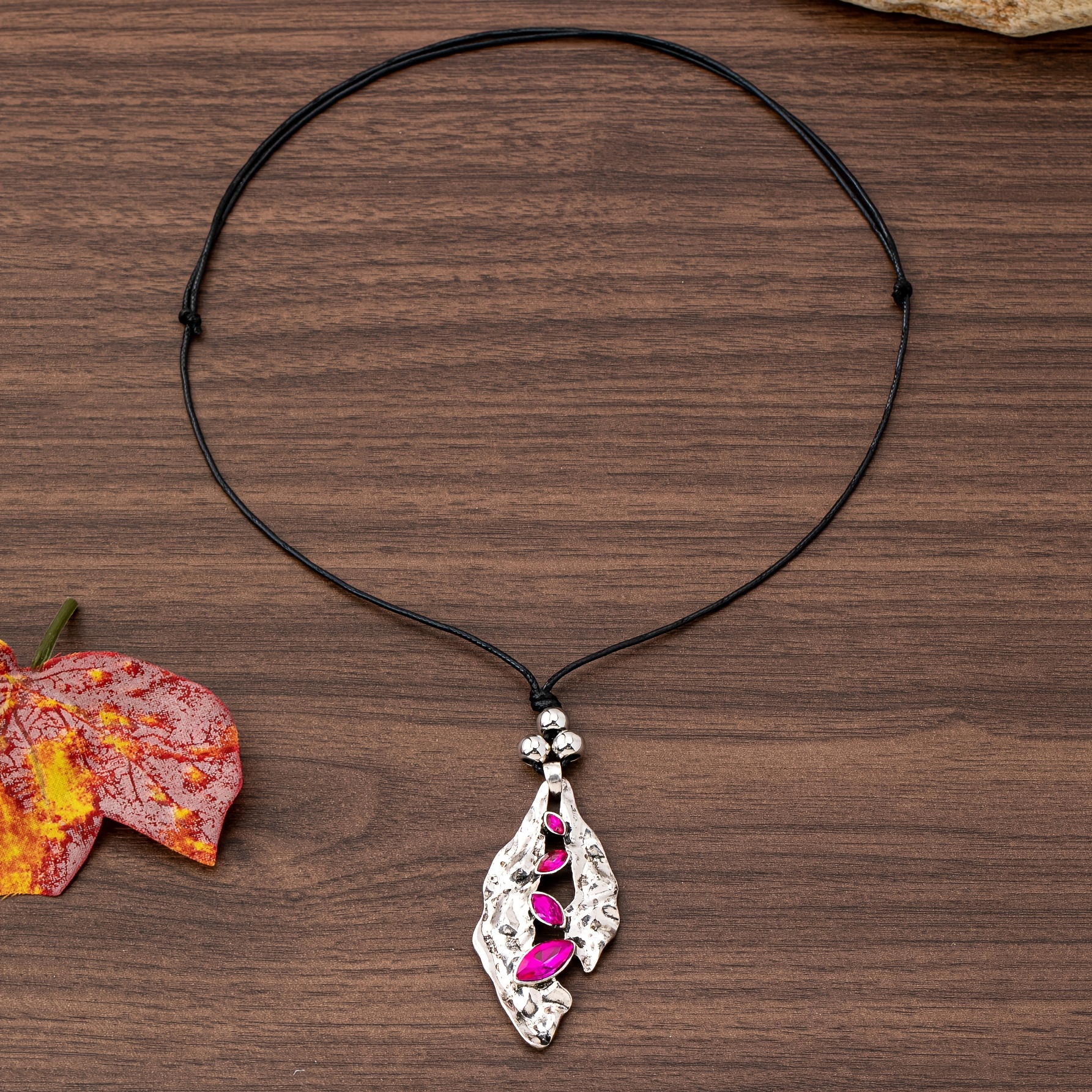 Women's Ethnic Style Long Irregular Pendant Necklace, Perfect Gift