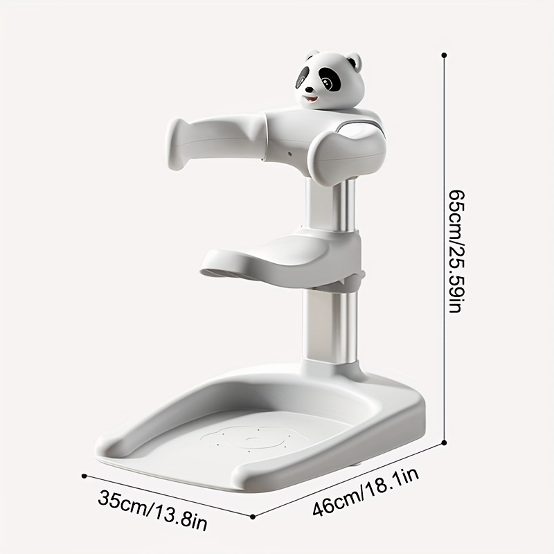 A Standing Bath Station for Children, a Home Bathing Rack for Kids, Featuring a Non-Slip Design with Adjustable Height, Suitable for Bathrooms And for Boys And Girls, Freeing Up Mothers' Hands, Available in Three Colors