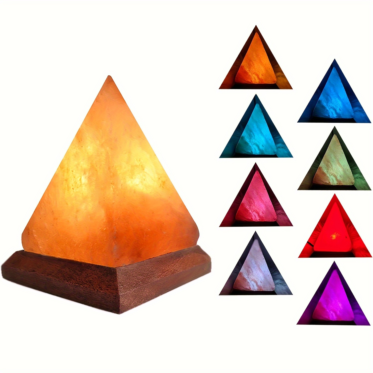 Touch Rgb Color Himalayan Salt Lamp Usb Plug in Natural Rock - Temu
