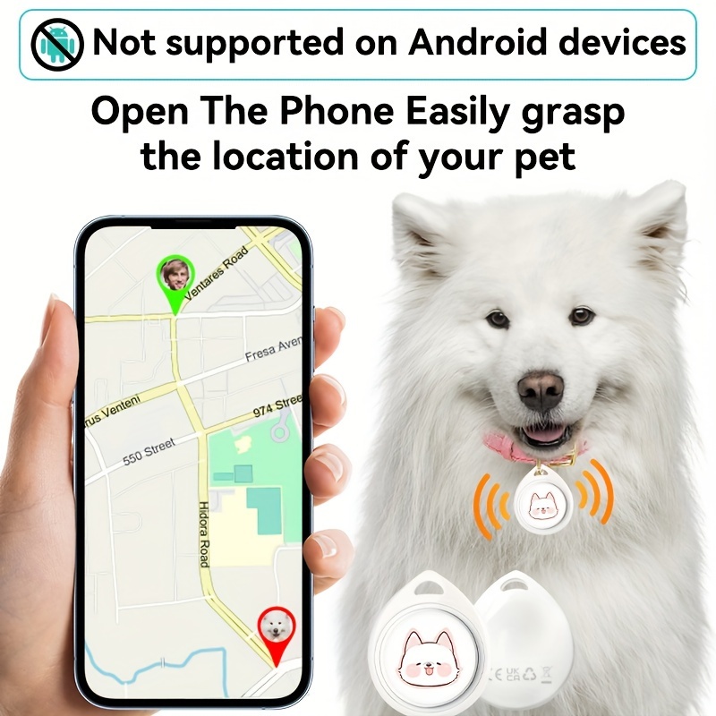 

Pet Locator, Anti-lost Device, Pet Tracking Device, Tracking Artifact Collar Suitable For Ios Device Use