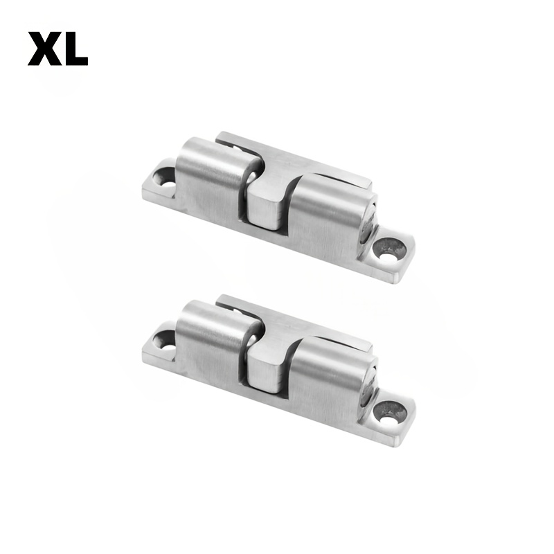 TEMU 4 Styles Loquets à Billes à Ressort Double en Acier, Rétifs de Porte Invisibles, Décoration Intérieure, Amortisseurs de Protection
