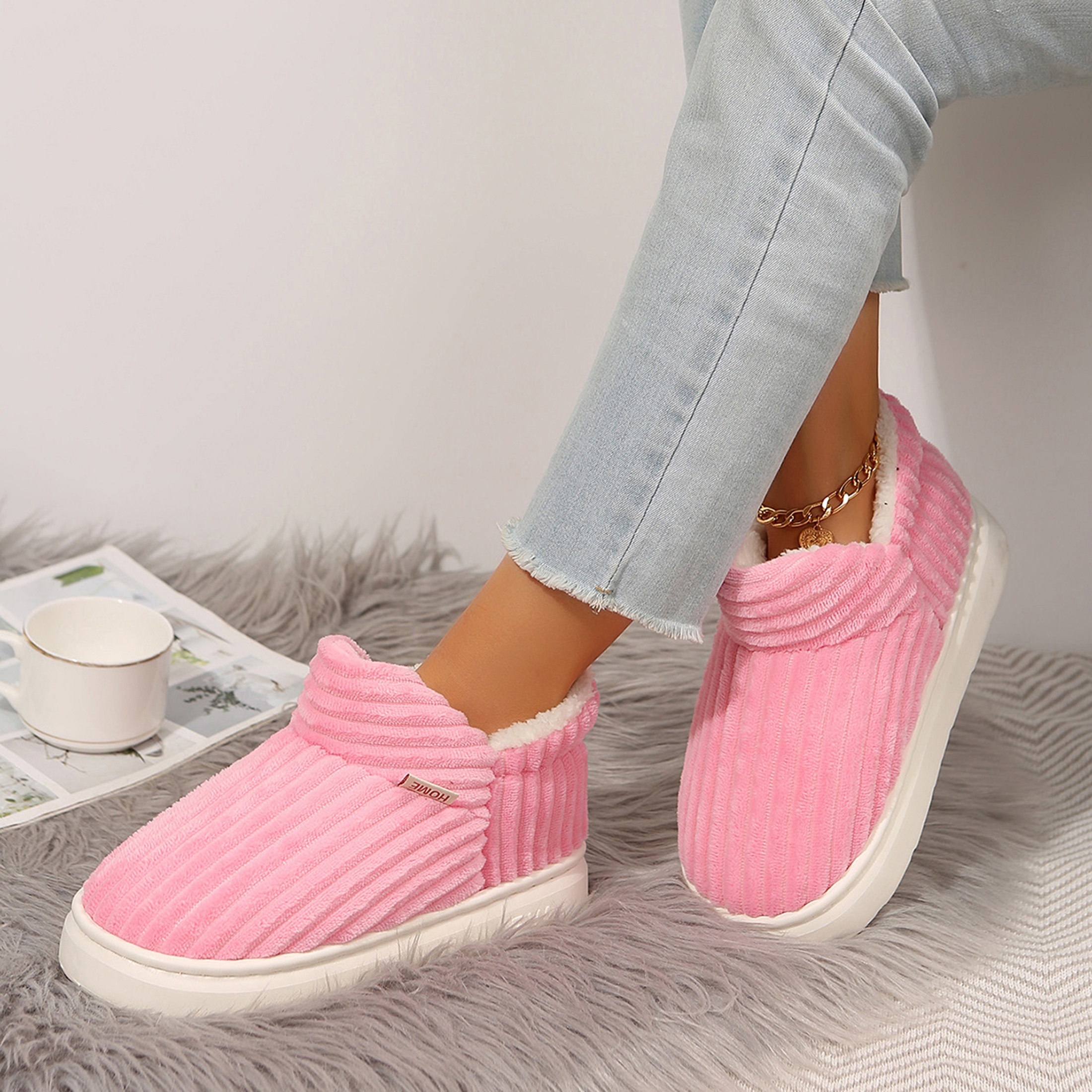 

[ ] Womens Slippers - , , For And Use Insole, Tpr And