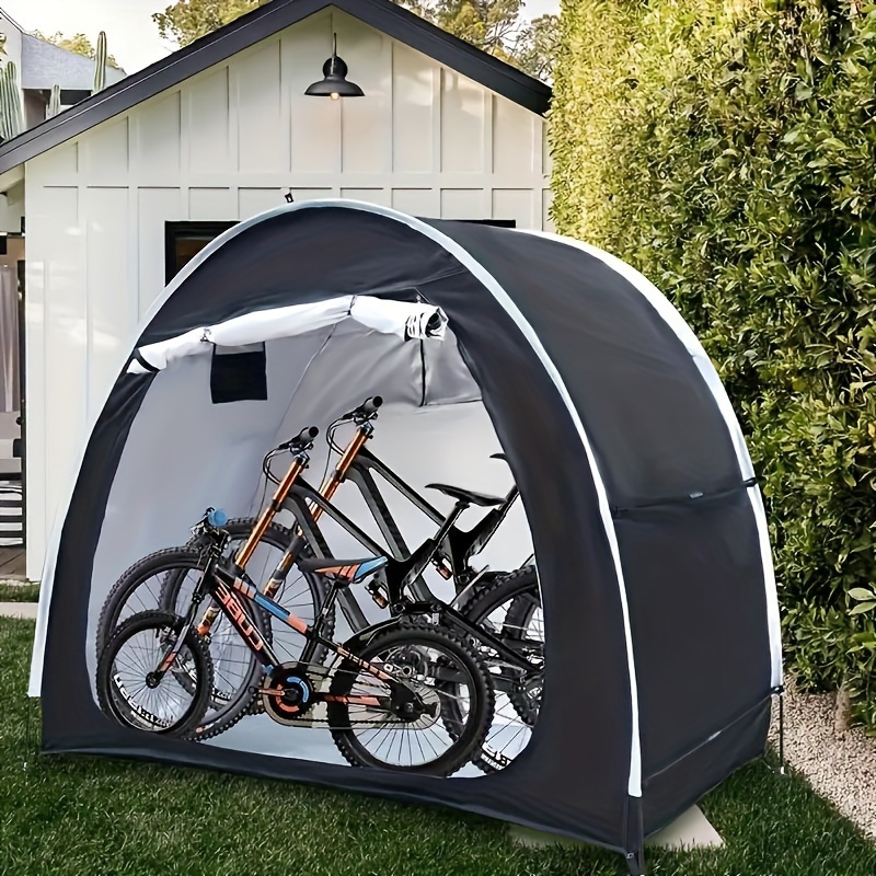 

Portable Outdoor Cycling Bicycle Tent: Rainproof, Folding, And Durable Pvc Material