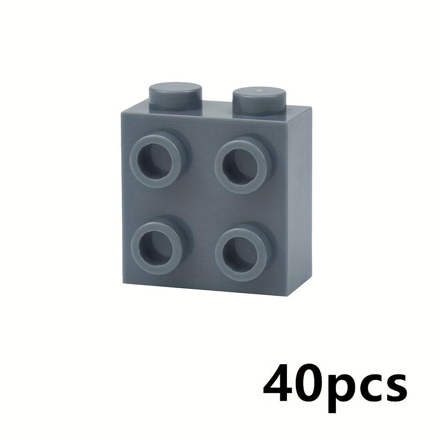 40pcs Dly Thick Bricks 1x2x1 2/3 With Studs Side Knobs Assembles Building Blocks Particles Compatible 22885
