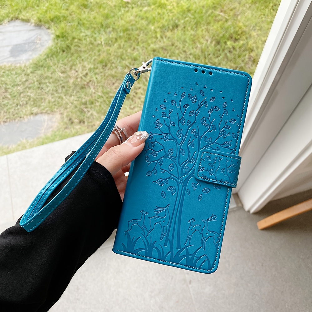 Custodia Portafoglio Per Honor X6a - Cover In Pelle PU Con Supporto, Slot Per Carte E Chiusura Magnetica, Verde