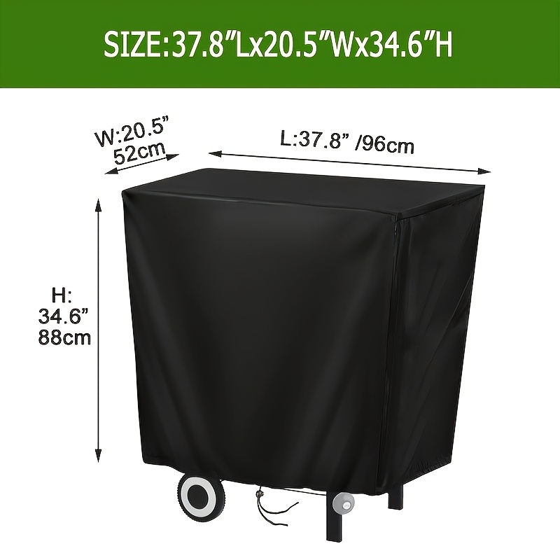 E-shop Grillabdeckung, 37,8 Zoll lang x 20,5 Zoll breit x 34,6 Zoll hoch
