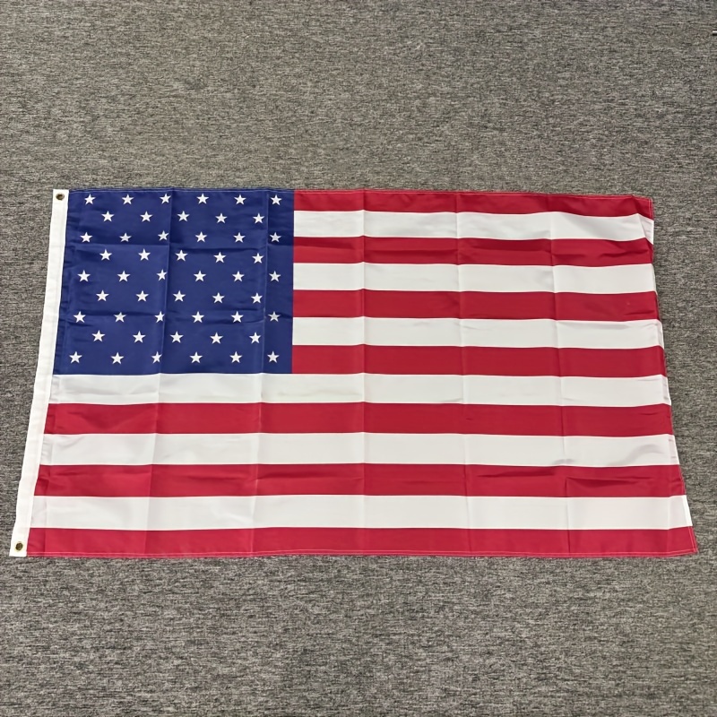 US-Flagge 6,5 X 1,2 M – Amerikanische Flagge Mit Bestickten Sternen, Genähten Streifen, Aus Nylon
