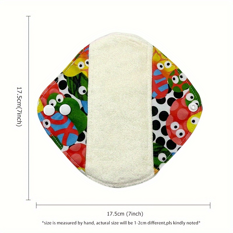 Reusable Cloth Menstrual Pads Women Washable Panty Liners - Temu