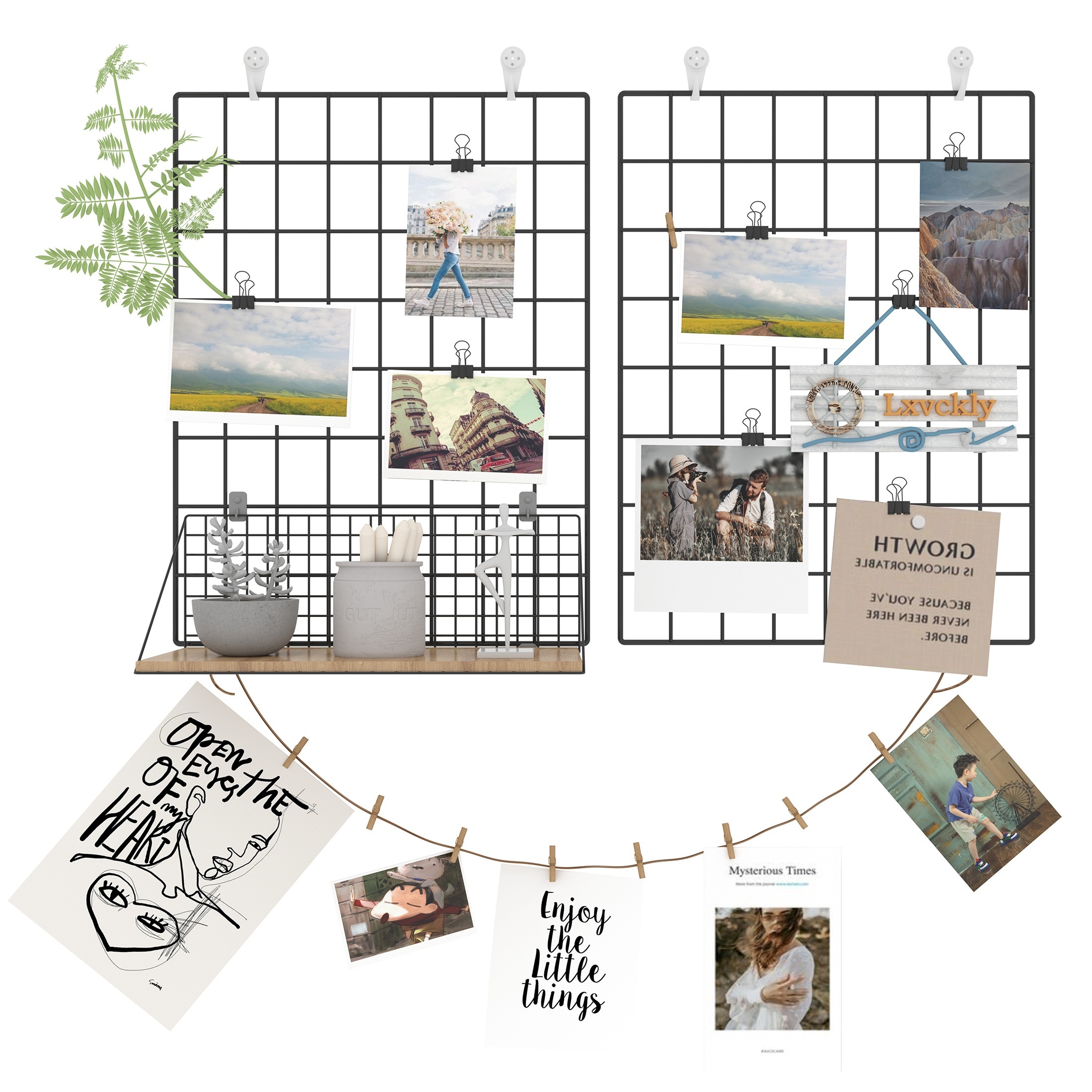 photo wall metal wide clip photo holders memo - Temu Canada