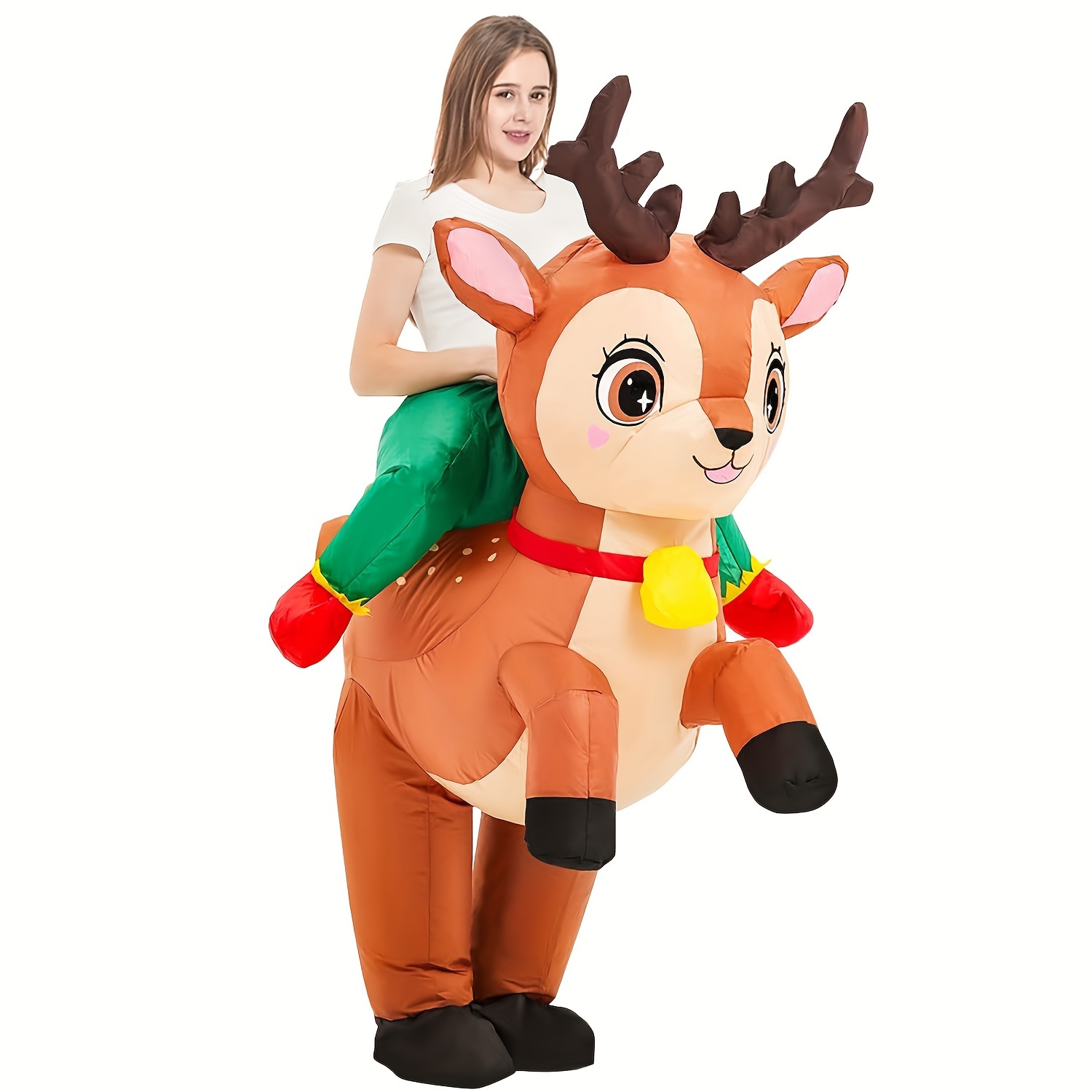 

1pc Funny Inflatable Christmas , Blow Up Christmas For Christmas Cosplay Party