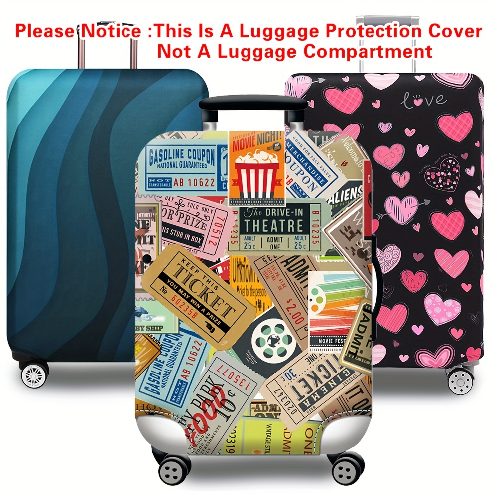 Protective Luggage Cover, Suitcase Cover, Baggage Protector, Cover Your  Luggage to Except Damages and Theft, Travelbag With Airport Tags -   Canada