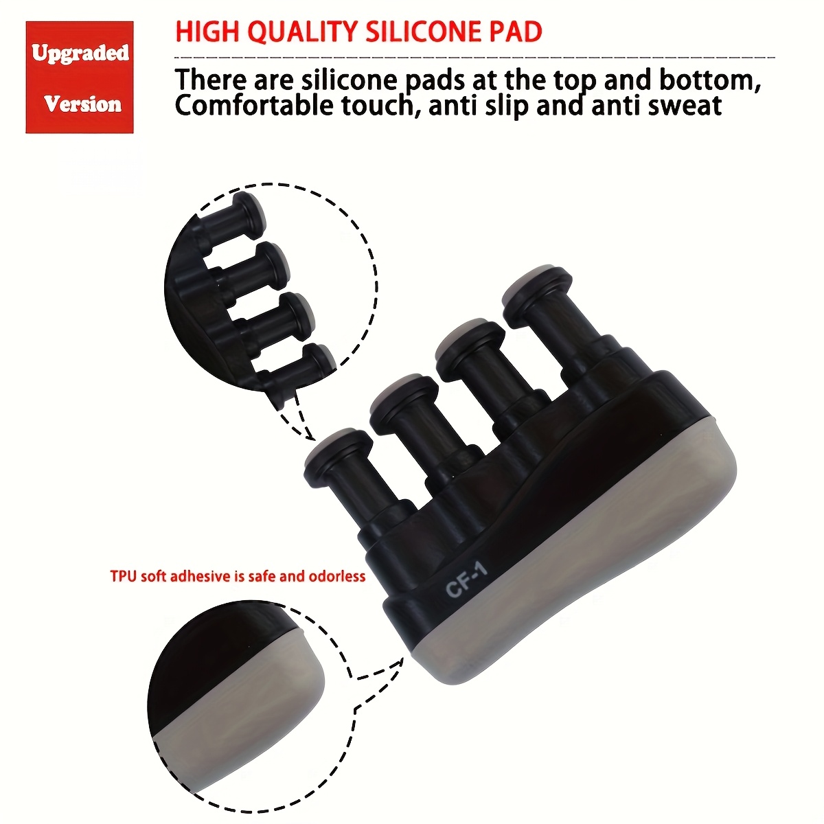 Upgraded Finger Exerciser in Vibrant Colors for Hand Strength