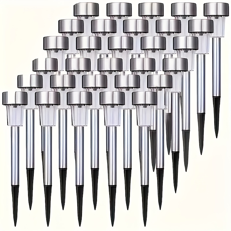 10pcs 30pcs outdoor solar landscape lawn light waterproof outdoor light solar garden light for passage yard lawn sidewalk deck and driveway christmas halloween party bbq ip44