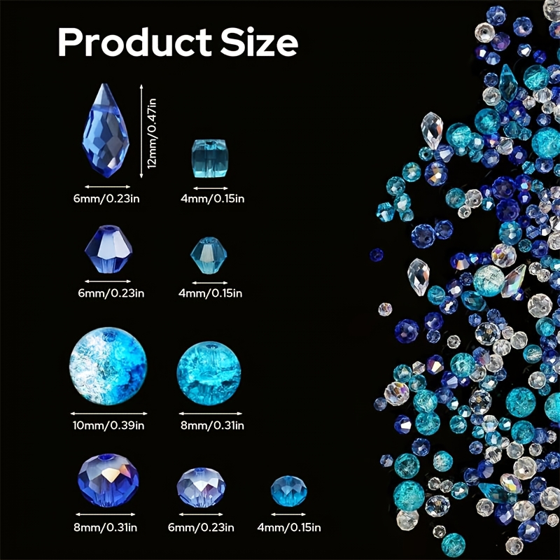 1200pcs Colorful Beads Set for Bracelet Jewelry Making